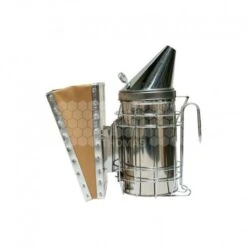 Enfumoir à Abeilles Inox Type Américain (cage De Protection) H.25 Cm