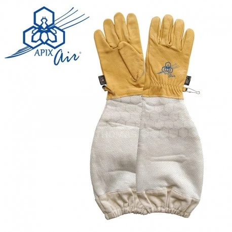 Gants D'apiculteur Cuir Aéré Premium Apix Air® 3 Gants D'apiculteur Cuir Aéré Premium Apix Air®