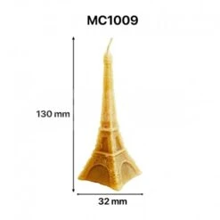 Moule à Bougie Silicone - Tour Eiffel - 13 Cm