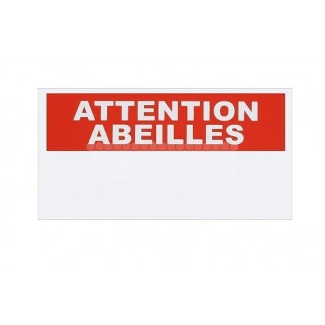 Pancarte Attention Abeilles 3 Pancarte Attention Abeilles