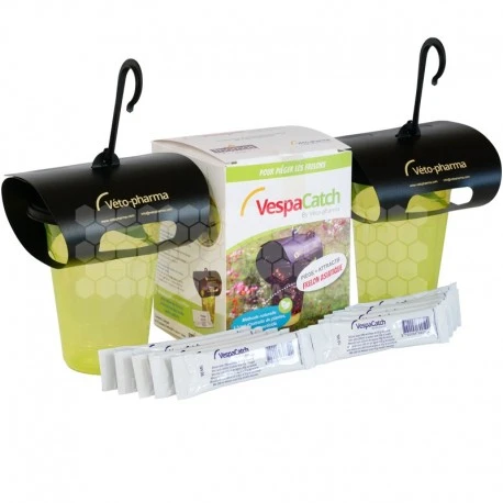 Kit Pièges à Frelon Asiatique - VespaCatch (2 Pièges Et 10 Attractifs 3 Kit Pièges à Frelon Asiatique - VespaCatch (2 Pièges Et 10 Attractifs