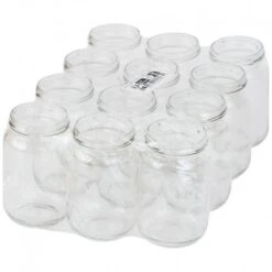 Pots Verre 500 G TO 63 (pack De 12 Pièces, Sans Capsules)
