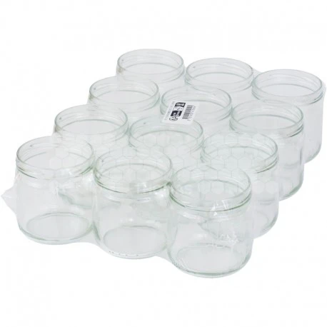 Pots Verre Chonig 500 G TO 82 (pack 12 Pièces, Sans Capsules) 3 Pots Verre Chonig 500 G TO 82 (pack 12 Pièces, Sans Capsules)