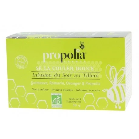 PROPOLIA - INFUSION BIO DU SOIR AU TILLEUL 3 PROPOLIA - INFUSION BIO DU SOIR AU TILLEUL