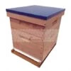 Ruche Mi-bois Dadant 10 Cadres Confort Essencia® Avec Toit Plat Bleu -Thomas Apiculture ruche mi bois dadant 10 cadres confort essencia avec toit plat bleu