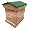 Ruche Mi-bois Dadant 10 Cadres Confort Essencia® Toit Chalet Vert -Thomas Apiculture ruche mi bois dadant 10 cadres confort essencia toit chalet vert