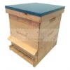 Ruche Mi-bois Dadant 10 Cadres Passion Essencia® Avec Toit Plat Bleu -Thomas Apiculture ruche mi bois dadant 10 cadres passion essencia avec toit plat bleu