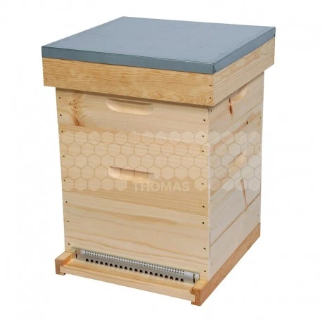 Ruche Mi-bois Voirnot 10 Cadres Tradition Avec Toit Plat Et Cadres 3 Ruche Mi-bois Voirnot 10 Cadres Tradition Avec Toit Plat Et Cadres