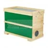 Ruchette De Transport Dadant -Thomas Apiculture ruchette transport ddt 6 bois aeration 100 grille metal ss toit
