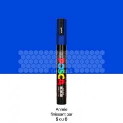 Stylo Marqueur Posca De Couleur Bleue Pour Marquage De Reine